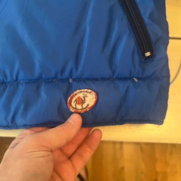 Vintage 60s 70s Camel Down Goose Down Puffer Vest - Picture 6 of 7